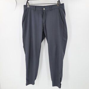 Primo Performance pants mens 34 short L26 Jogger Golf Stretch Ankle Zip gray